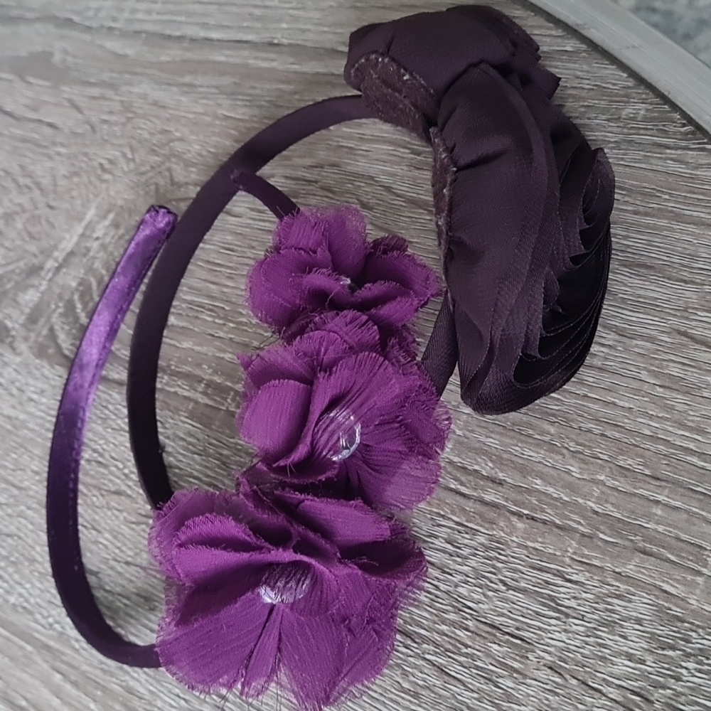 Headbands, purple